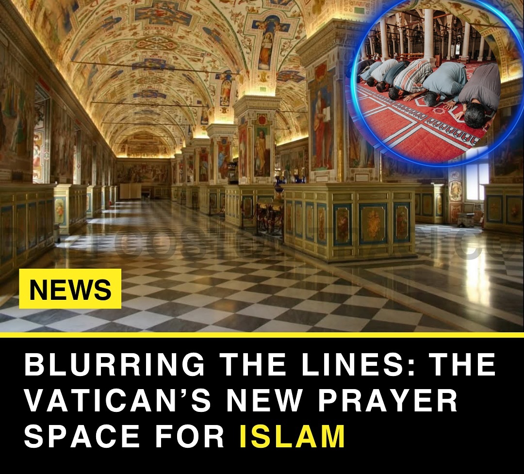 pastsmartlink's tweet image. 🚨DANGER: The Vatican has approved a prayer space for Muslim scholars within its walls, a place once dedicated to guarding the gospel's truth now opens to another god's worship.
This may seem kind, but it's compromise—a sign of a world embracing false peace and a one-world…