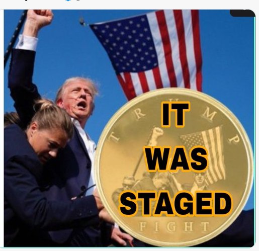 Lori_IslandGirl's tweet image. Looks like it was staged because it was.