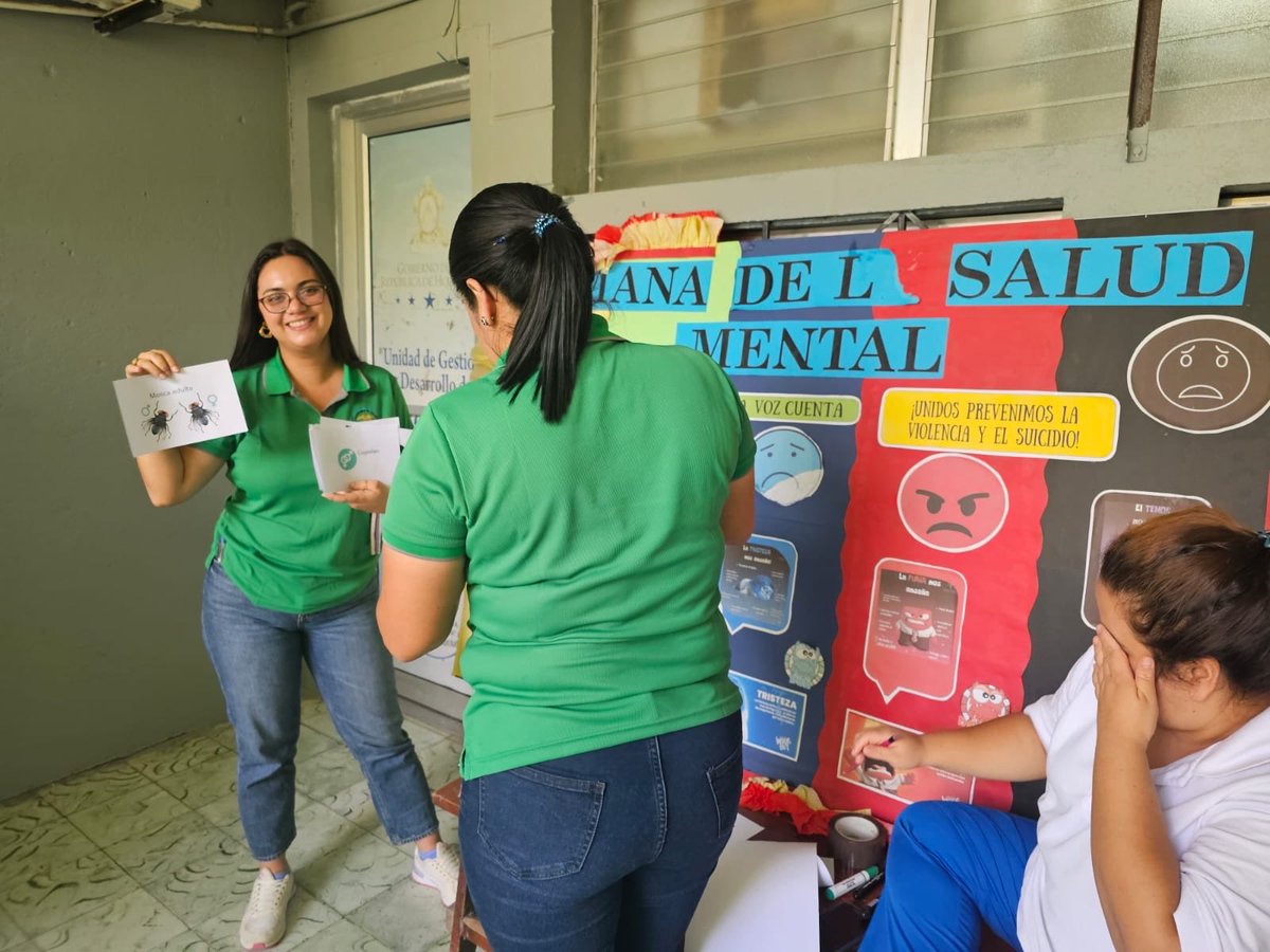 Gracias a los capacitadores formados en los talleres de #GBG en Honduras, ya se realizan réplicas de formación en el departamento de #Ocotepeque. 💪
Seguimos fortaleciendo las capacidades del personal regional para prevenir y controlar el #GusanoBarrenador del ganado. 🐄🇭🇳