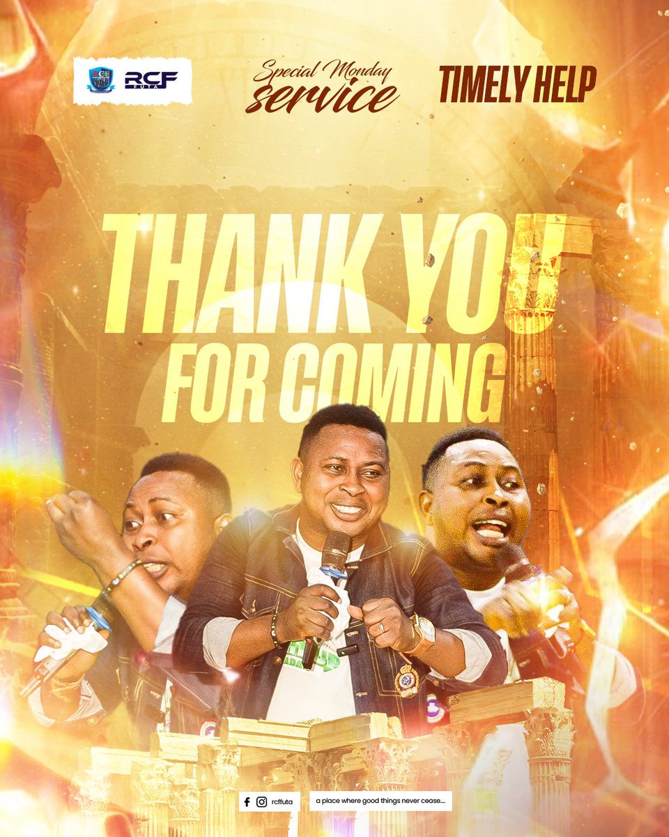 tboygraphics's tweet image. Day 15 of bringing my designs to light ✨
I was privileged to work on the service design for a special Monday service at RCF FUTA.