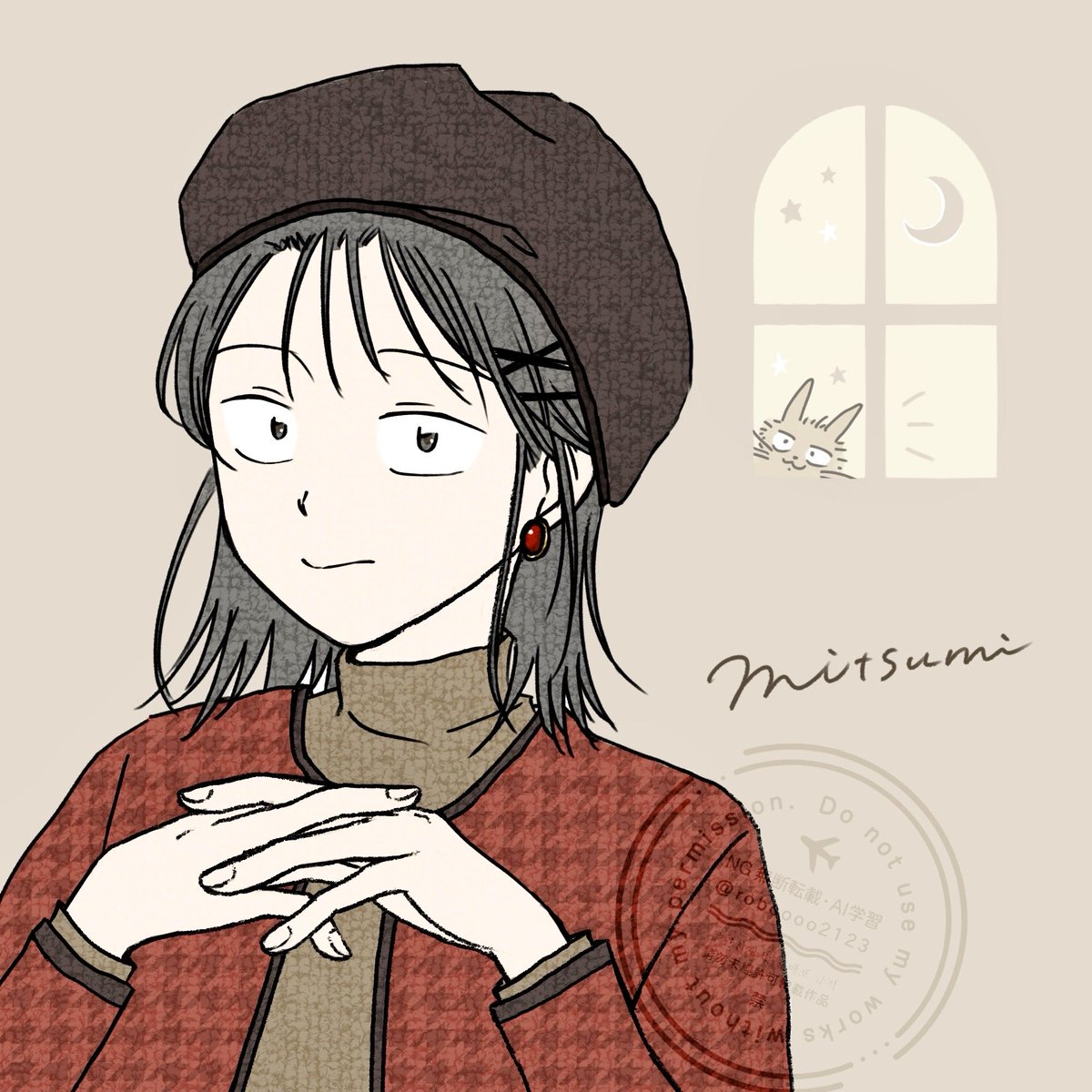 🍁🍂 みつみちゃんて秋服がすごく似合う