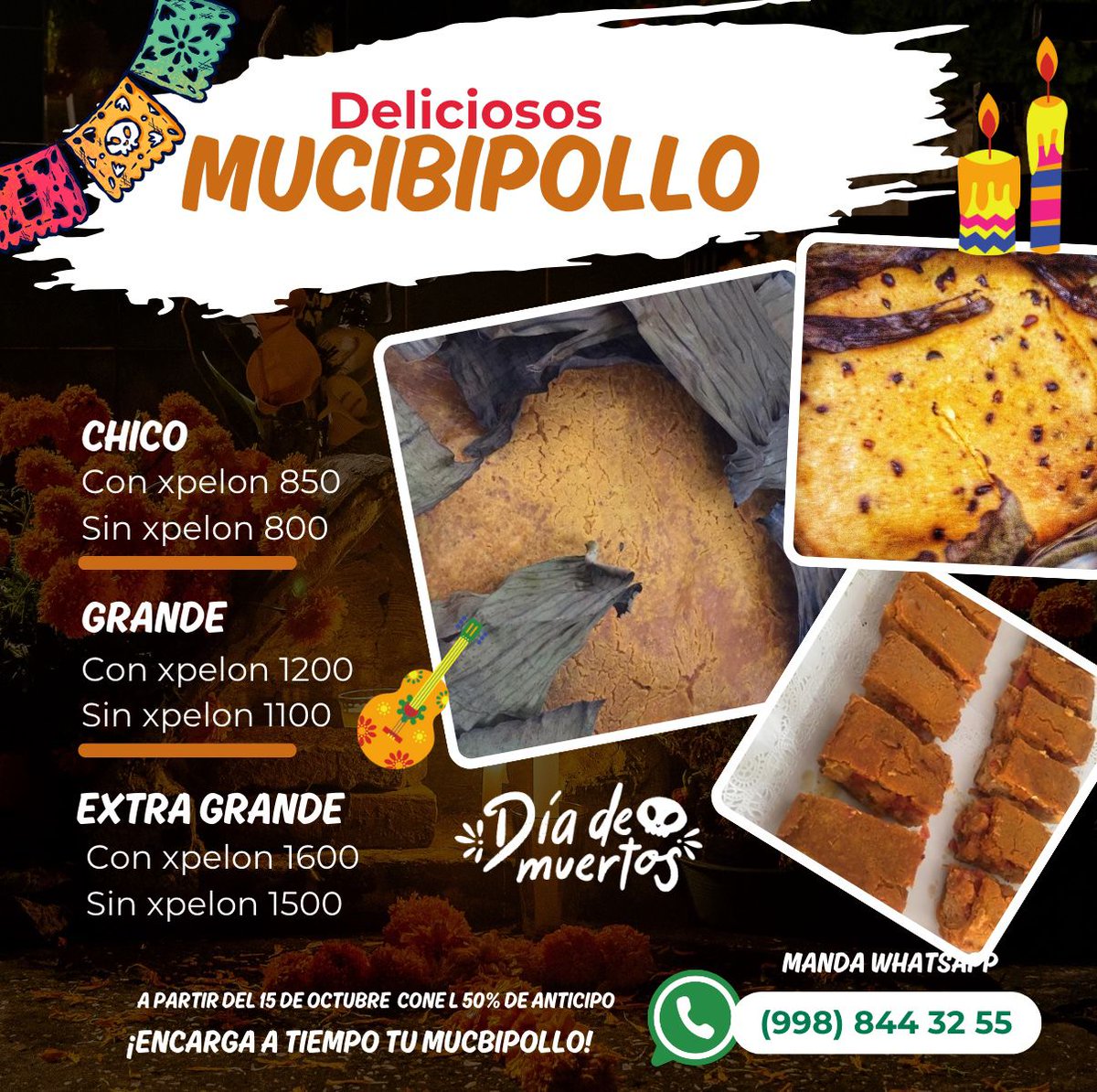 Arranca la   temporada #mucbipollos y por décimo primer año consecutivo y agradeciendo su preferencia   iniciamos la producción #cancun
#hanalpixan   #janalpixan ##janalpixan2025
PEDIDOS VÍA AL WHATSAPP: 998844325