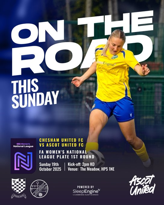 MottysMic's tweet photo. PLS RT Calling all @AscotUnitedFC fans. This Sun @AscotWomenFC travel to Chesham in the @FAWNL Plate.  Hope to see loads of you there but IYCMI you can listen in from 1.45pm BST too. @BBCBerkshire @BerksandBucksFA @fiberkshire @berkshire_live @radiomarmalade @RadioAscot https://t.co/crbtk8ipxA