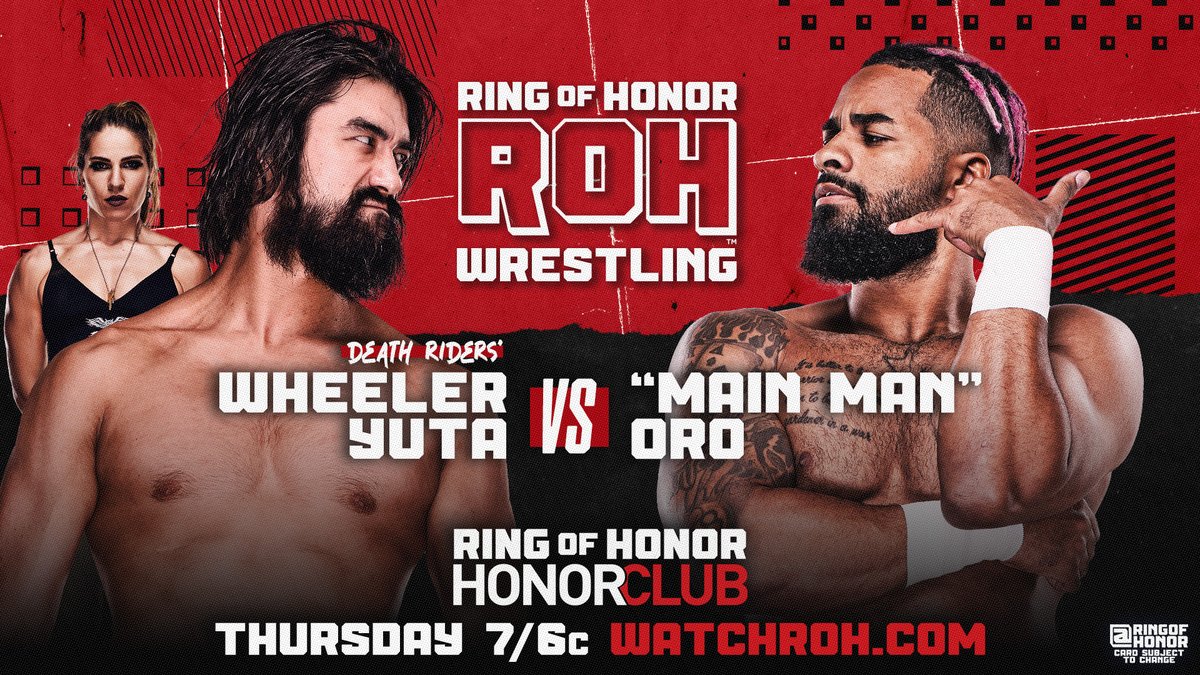 realBobbyCruise's tweet image. Tonight, 7ET/6CT/4PT, #ROHTV on #HonorClub at WatchROH.com &amp;amp; the #ROH app.