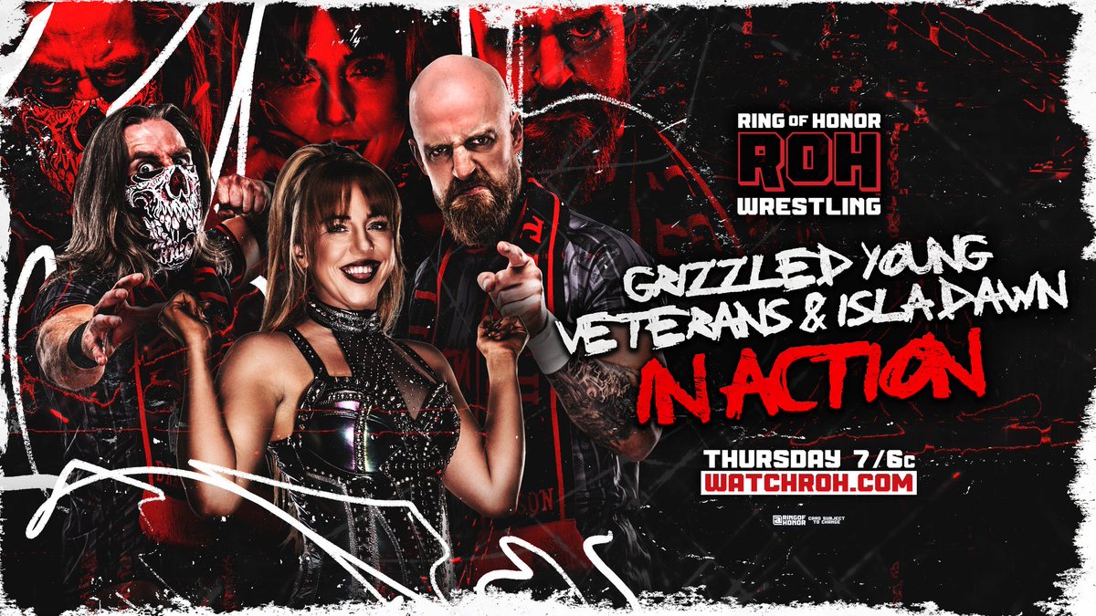 realBobbyCruise's tweet image. Tonight, 7ET/6CT/4PT, #ROHTV on #HonorClub at WatchROH.com &amp;amp; the #ROH app.