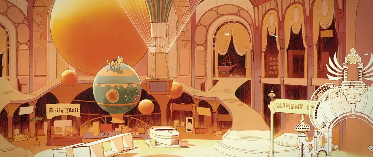 Sneak peak of the Orbis animated trailer with beautiful background artwork by <a href="/lemoncholy_/">michelle</a> and animation by Studio Kipu 🇫🇷🎈
