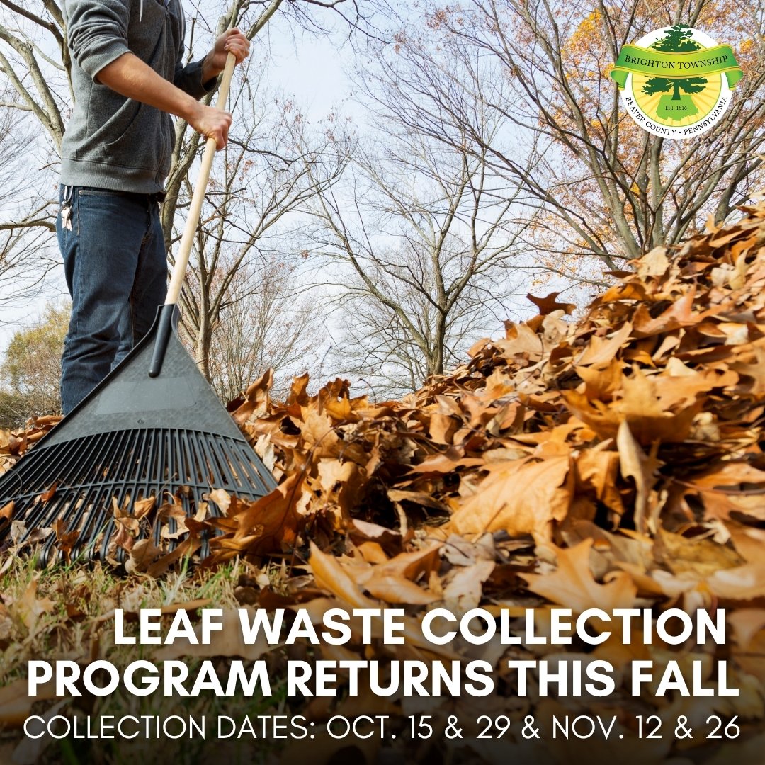 This fall, the Township will provide a fee-based curbside collection program for leaf waste to comply with, and implement state regulations that mandate curbside recycling, including yard waste. The yard waste drop-off site will continue to operate on the same basis as it