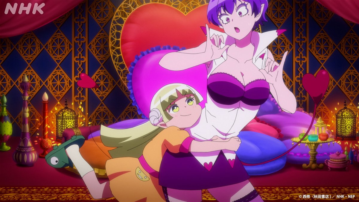 金曜夜は #入間くん 第3シリーズ

😈（3）入間の本音
📺Eテレ 17(金)よる7:00

バチコに特訓をつけてもらえることになった入間。
魔界きっての弓の名手バチコが出した条件は
「自分だけの弓を作ること」
金剪(カナキリ)の長(オサ)の羽根で弓を作る入間だが…

▼配信はこちら
web.nhk/tv/an/iruma3/p…