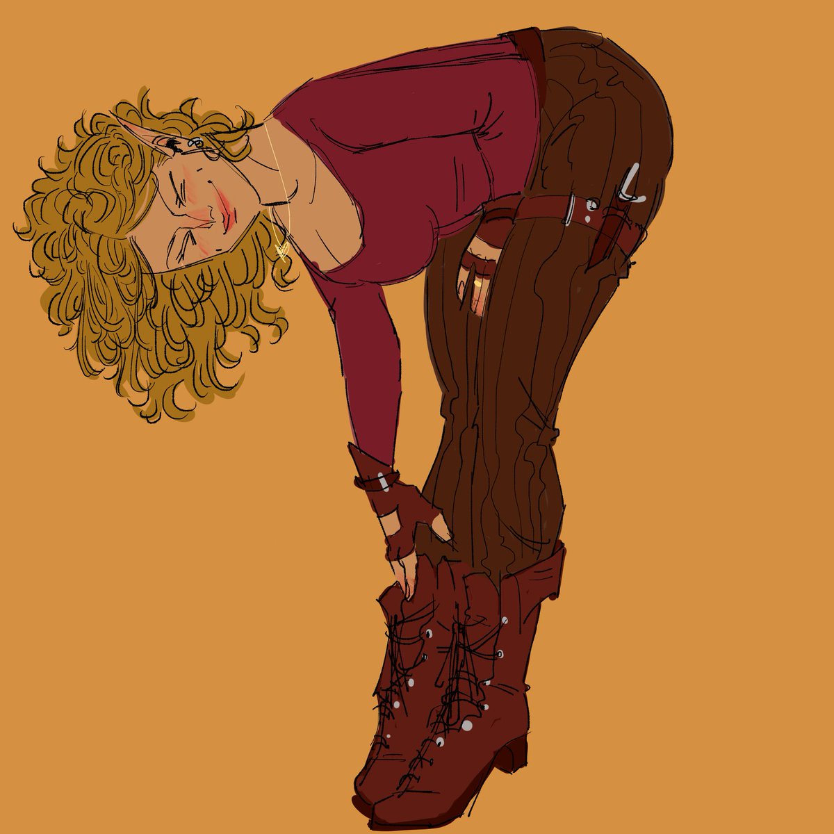 m3atripe's tweet photo. She was walking around ferelden cute and sillayyyyy surely the blight will not take her https://t.co/hPKbIam4yo