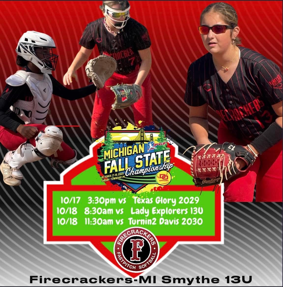 PGF games this weekend! Let’s Go! 🧨🥎
<a href="/AlmaScotsSB/">Alma College Softball</a> <a href="/FCSoftballMI/">Firecrackers Michigan</a>