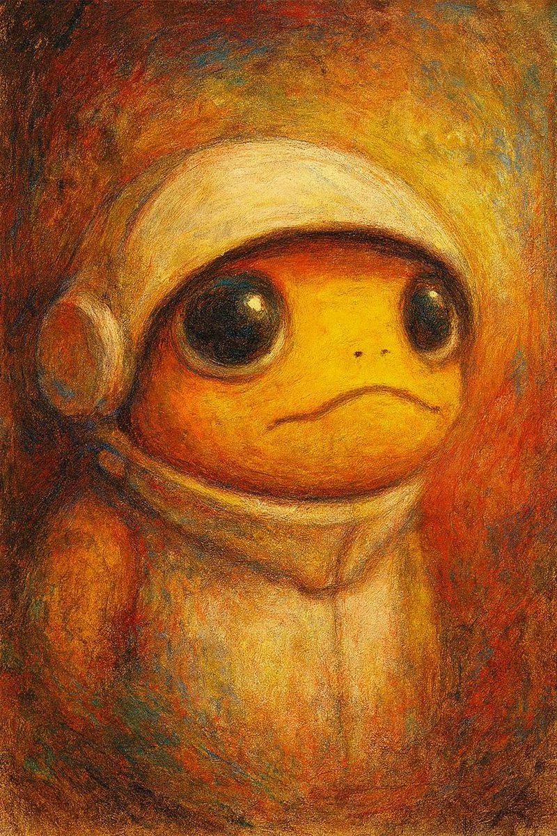 Vincent Van Toad just dropped his latest masterpiece 🎨 AI vibes. Timeless art. $TURBO at the center of it all 🐸💛