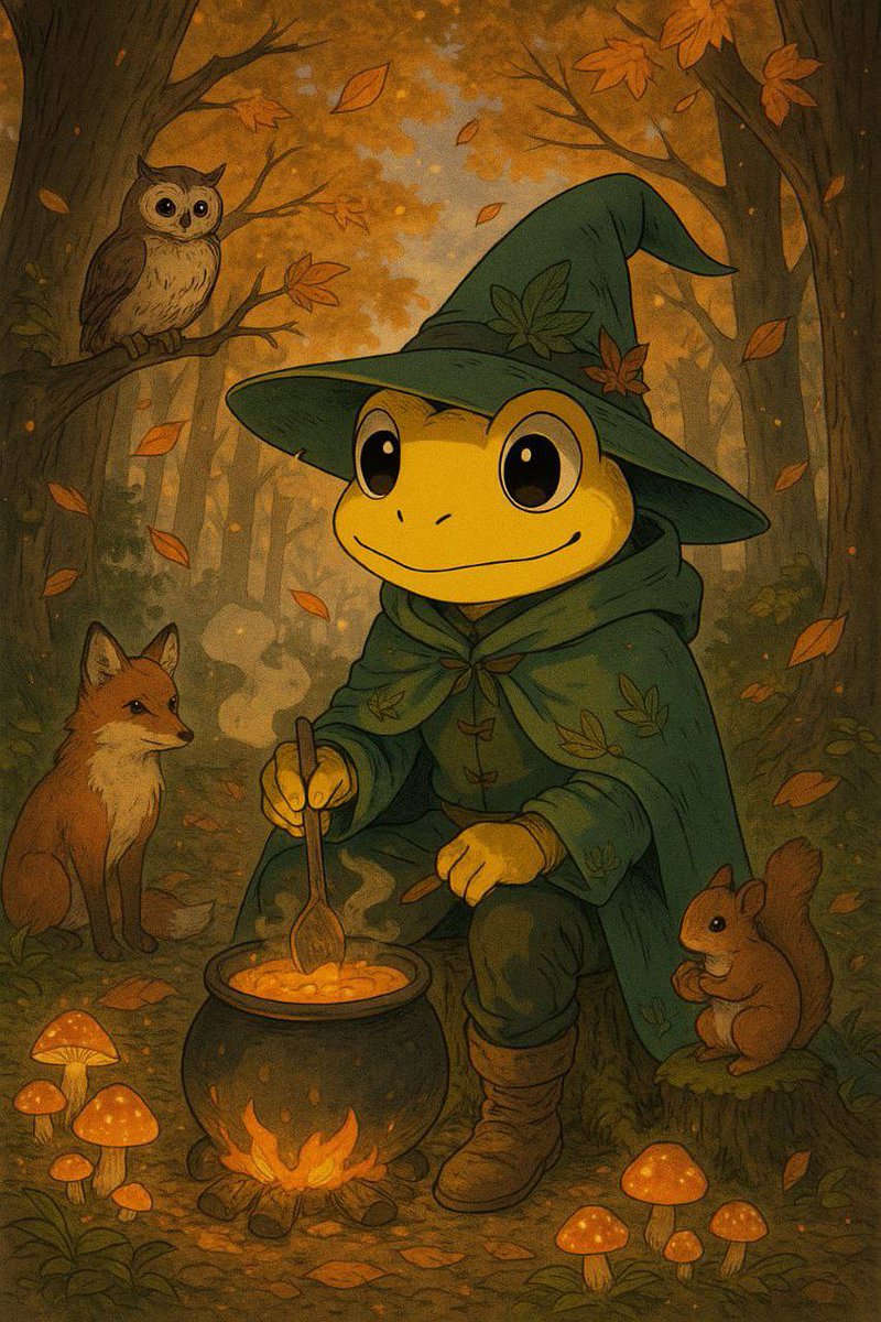 TurboToadToken's tweet image. $TURBO is brewing up the perfect autumn enchantment. Let the fall magic begin ๐ธโจ