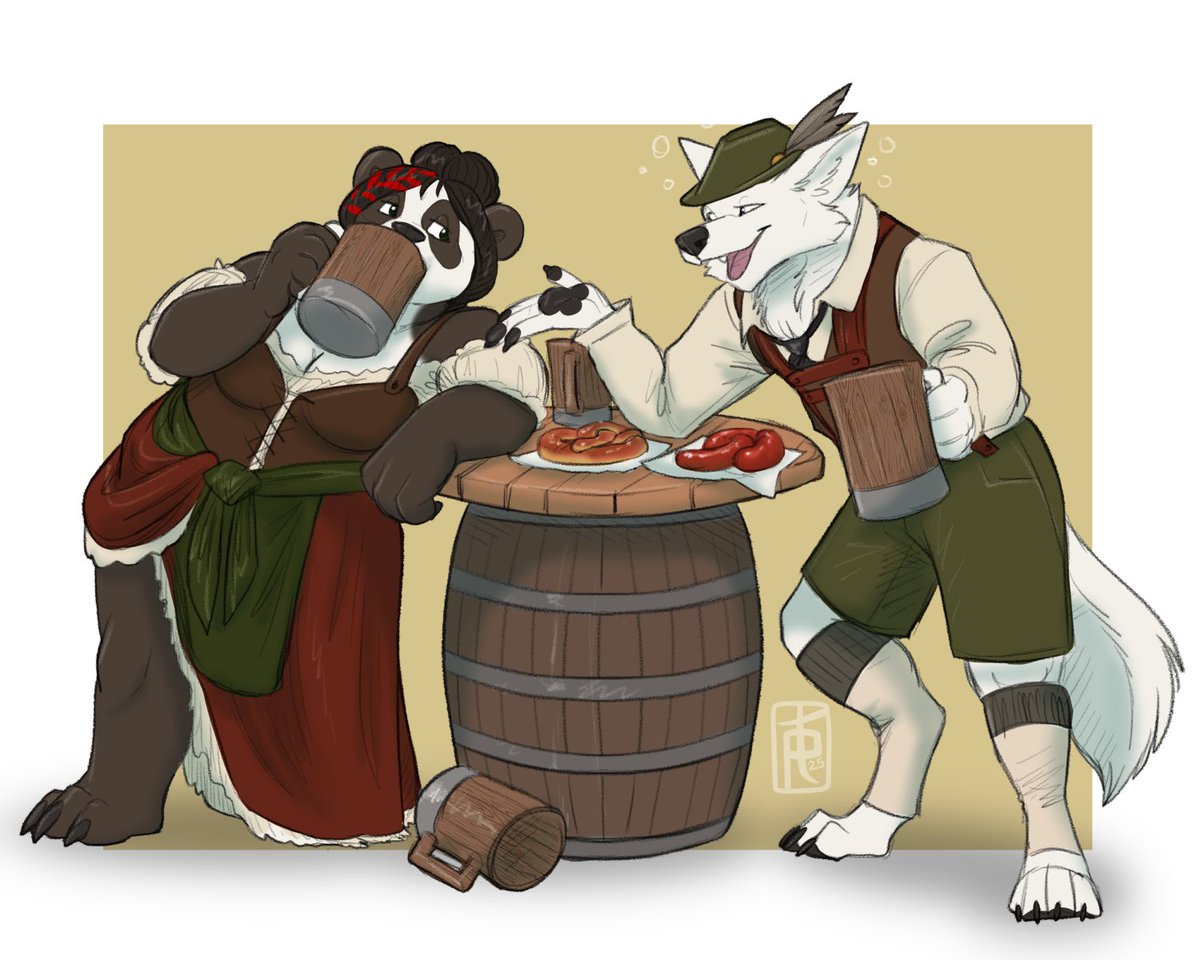 A fun belated brewfest pic of Baozhai and Rease enjoying the festivities! 

Stream Snatch for Holn