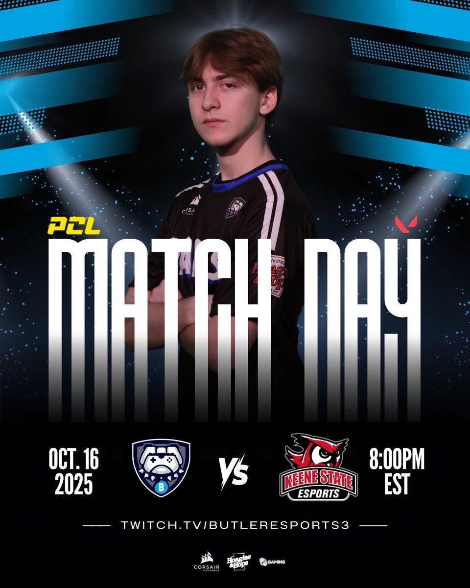 ButlerEsports's tweet photo. ๐ฎ @playvs_college MATCH DAY ๐ฅ
#ButlerLoL vs. @ritesports @ 7PM EST
#ButlerJVLoL vs. @KSC_Esports @ 8PM EST
#ButlerValorant vs. @MTUEsports @ 7PM EST
Tune in LIVE ๐ https://t.co/4nlvCOgVHI https://t.co/2w4q5UBgs9