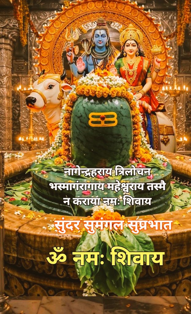 शुभ प्रभात दोस्तों 🙏 

हर सुबह लाती है नई ऊर्जा, नया विश्वास,
महादेव का नाम लो और करो दिन की शुरुआत। 🔱
उनकी कृपा से हर मुश्किल आसान हो जाए,
भोलेनाथ का आशीर्वाद सदा संग आए। 
आपका दिन मंगलमय हो,
शांति, शक्ति और सफलता से भरा हो। 🙏💖
हर हर महादेव 🙏