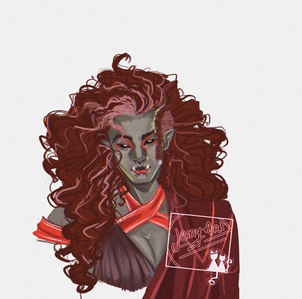 JemyArtJ's tweet image. |Commission are open |

How could I go on with my life and not draw the amazing @quiddie character Thaisha ?
An absolute delight to watch Aabria play!

#CriticalRoleArt 
#Criticalrolefanart
#CriticalRole