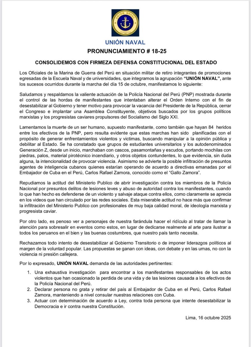 Union Naval tweet media