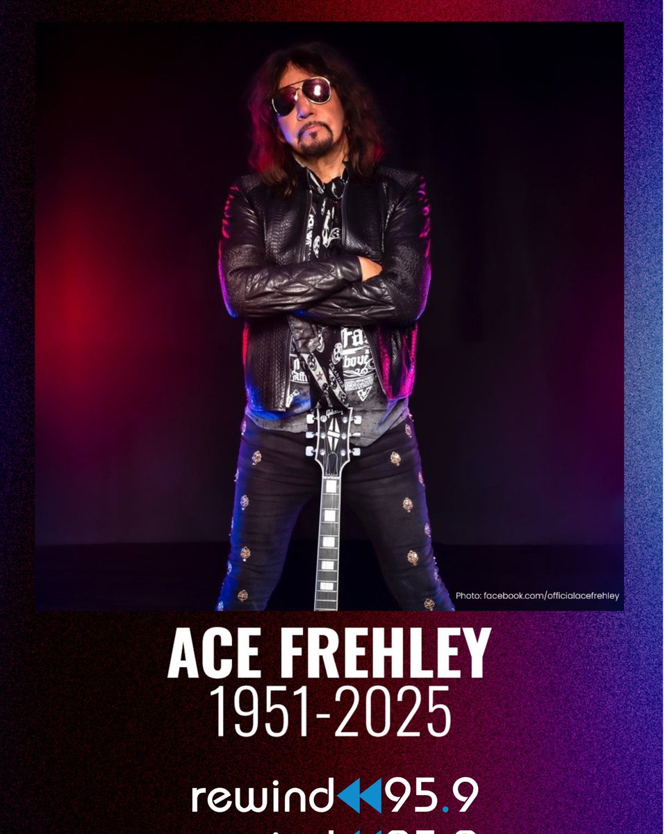 Ace Frehley, the iconic original lead guitarist for Kiss, has died at age 74. 

Known to millions as the "Spaceman," Frehley's wild stage persona and explosive guitar work were central to the band's 1970s heyday.