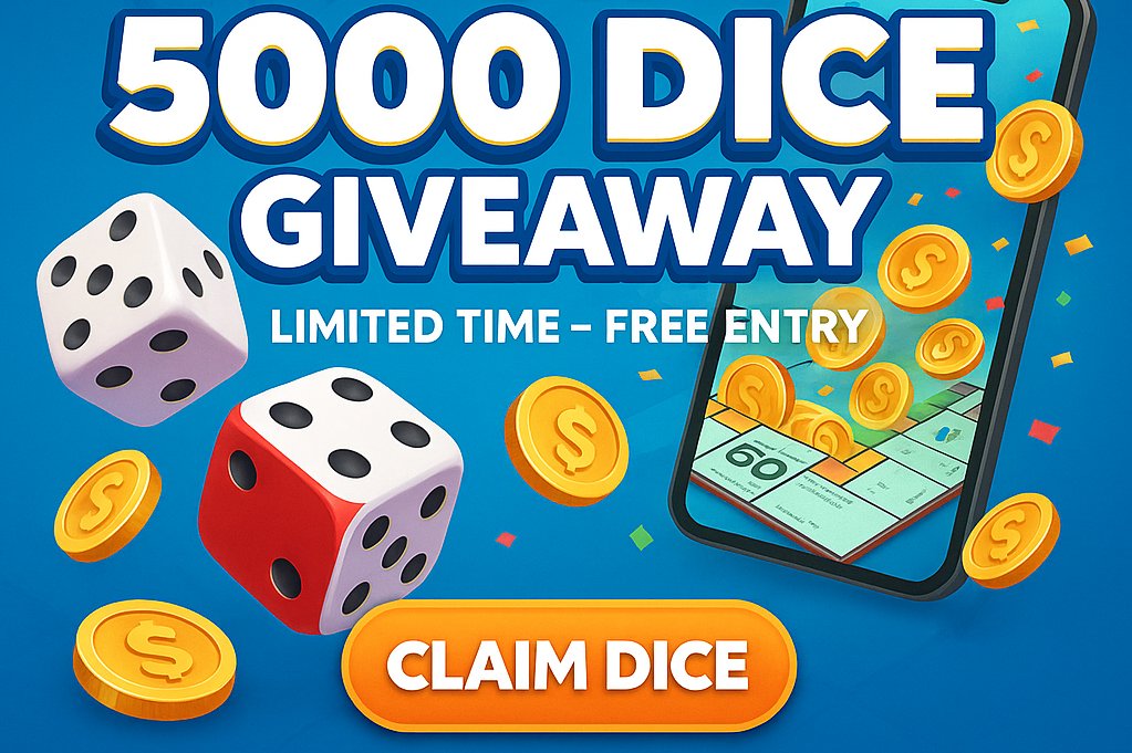 freedicelinks's tweet image. 5000 Dice Giveaway!
1- Repost
2- Enter: tinyurl.com/Dice5000
-
-
-
Free Gift: mply.io/5--lg75KP2U

Monopoly Go Lovers please support us with like and repost

#MonopolyGo #MonopolyGoTrade #MonopolyGoSell #Monopoly #monopoly #monopolygotrade #viral