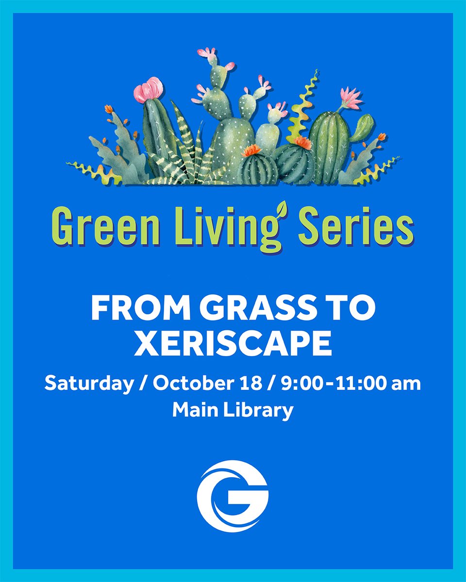 Join us for a Green Living Series class that covers the transition from grass to xeriscape. Learn the step-by-step process of removing turf, and designing and installing a beautiful, water-wise, low-maintenance landscape from Water Conservation Consultant, David Pratt, with the