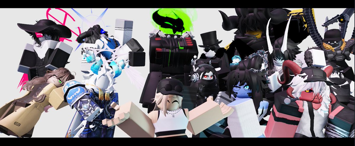 after a year and a little bit more i finally got around remaking the ocs banner for yt

honestly they've changed so much since the old one &lt;/3