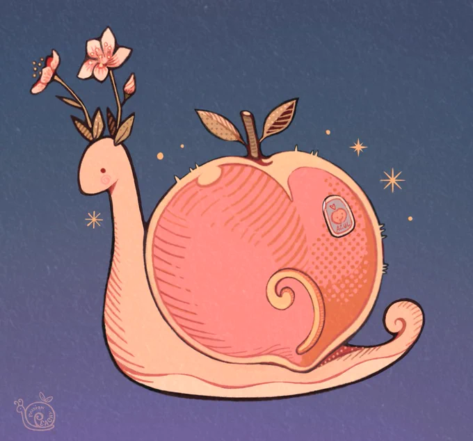 peach snail