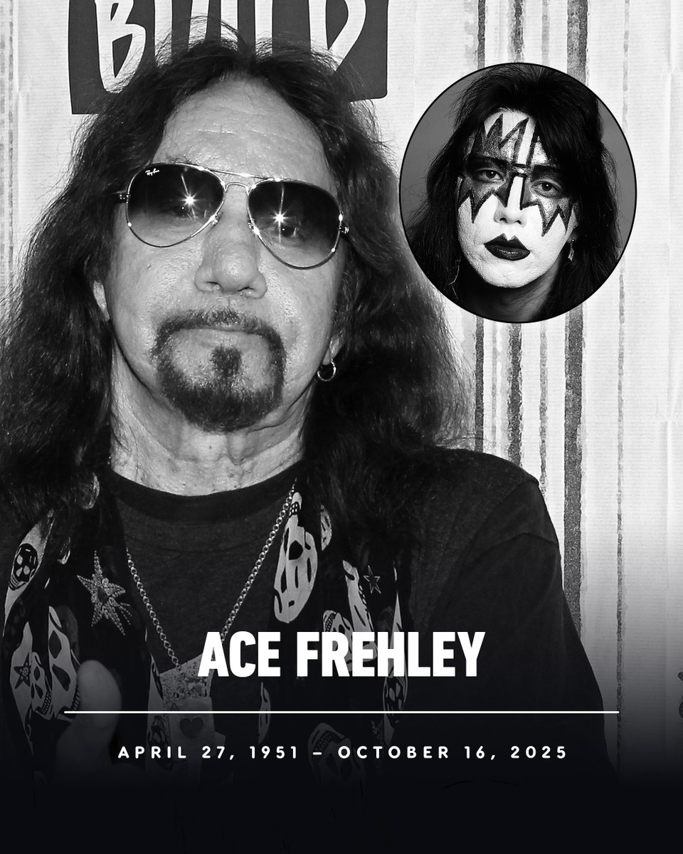 Kiss guitarist Ace Frehley, aka The Spaceman, who was a founding member of the legendary rock band, has died at age 74.
