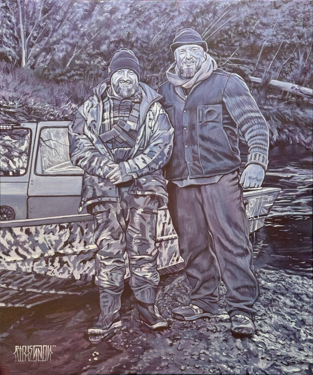 20”x24” portrait commissioned by my dude, Brock Lesnar, as a gift for Zac Brown <a href="/zacbrownband/">Zac Brown Band</a>