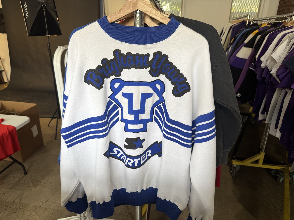 thrifthood in provo is dropping this life-changing piece of BYU material on noon saturday. 

i would genuinely get in line now.