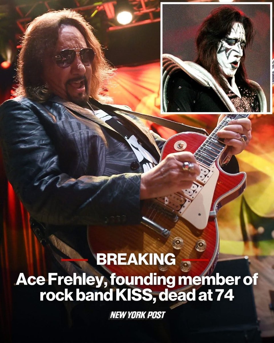 stevebradle's tweet photo. A rock legend. My first inspiration to ever want to be a rockstar/guitar player and an entertainer. I didn’t think this day would ever come. To me, the original members of @kiss were immortal. This is an extremely sad day for me. RIP Spaceman. https://t.co/16jj2oX1UR