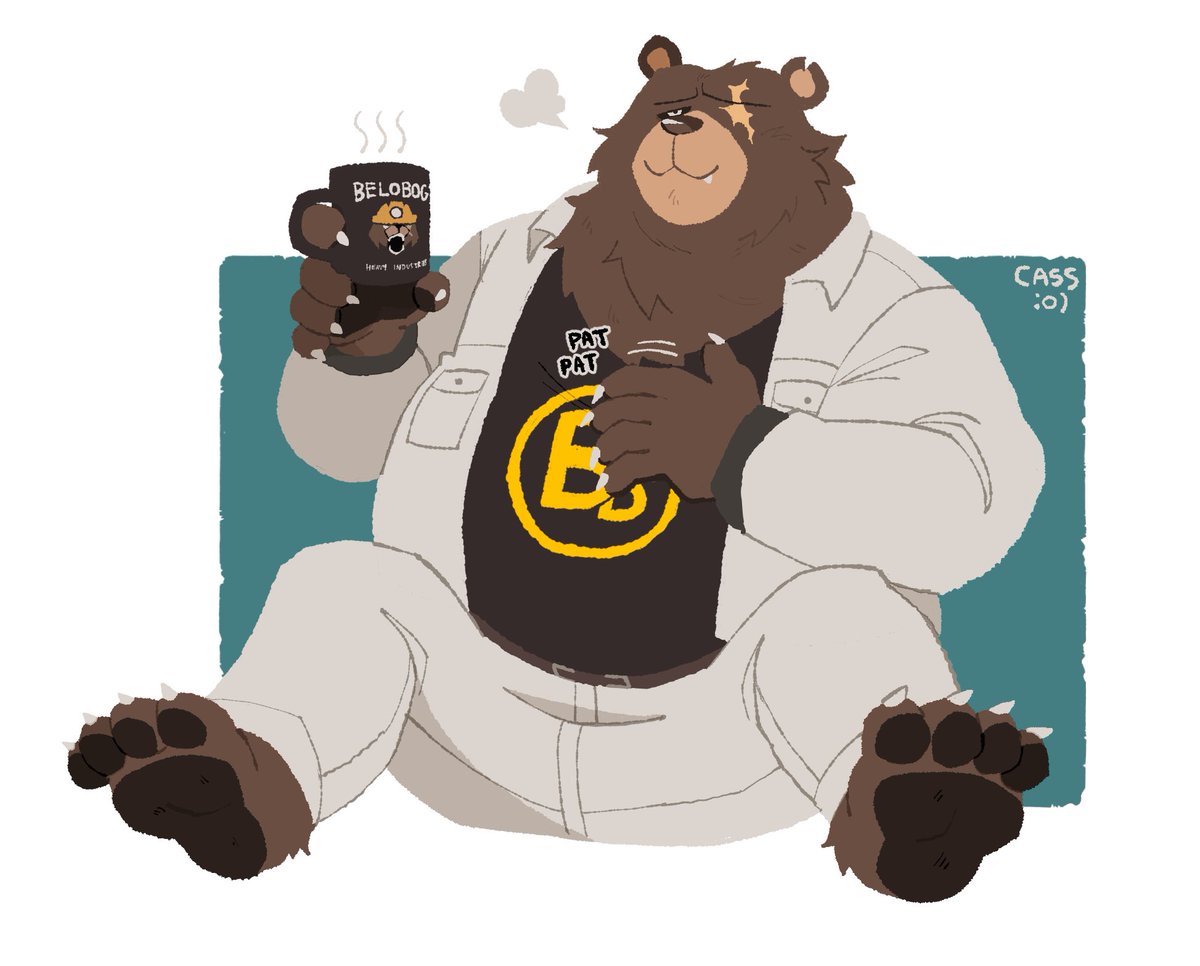 quick coffee break! i was suggested to draw ben bigger :O )