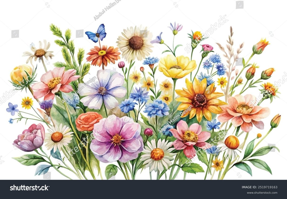 mdabdulhalim48's tweet image. Watercolor Wild Flower Clipart Illustration. on white background x.gd/lT2Mn 

#WatercolorArt #WildflowerIllustration #ClipartDesign #ArtOnWhite #FloralClipart #HandpaintedFlowers #CreativeArt #NatureInspiration #ArtisticExpression #FloralDesign
