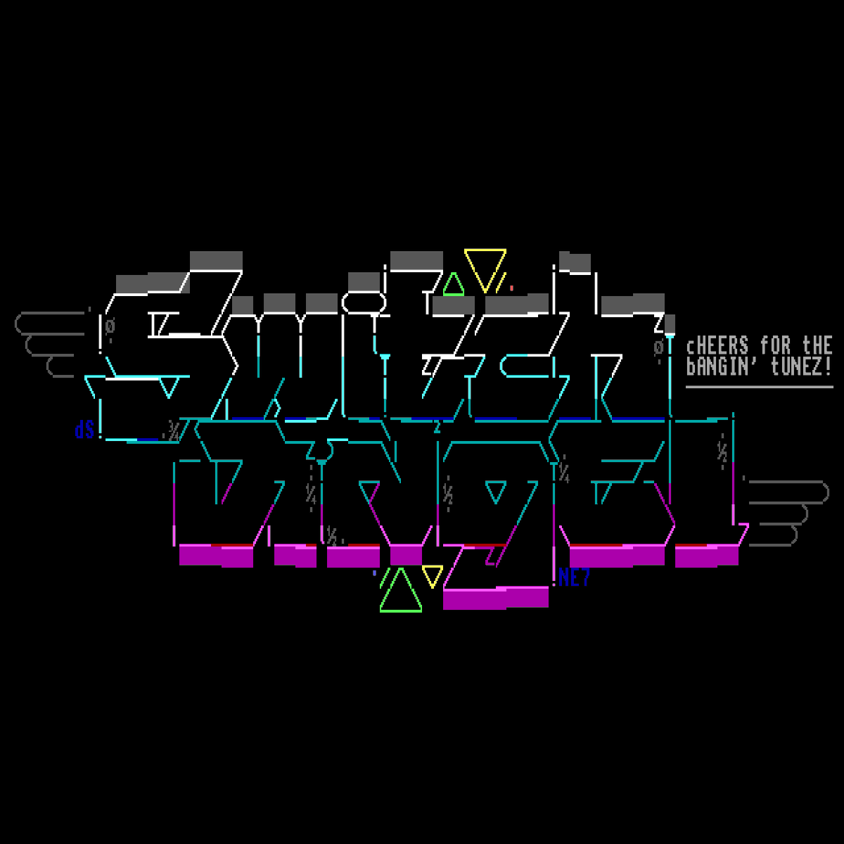 _lemon's tweet image. lil bit of demoscene greet #amiga #ansi joy for switch angel, been really enjoying the banging RT coding/music composition stuff they are putting out &amp;lt;3
