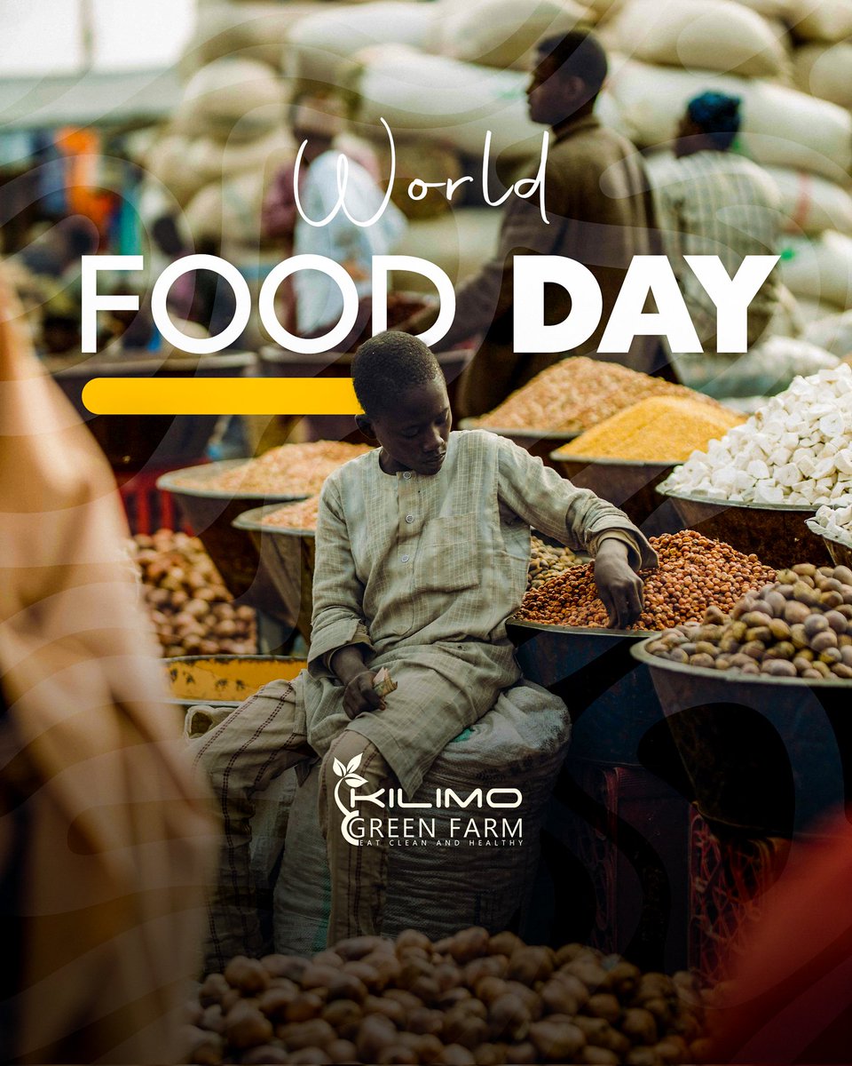 KilimoGreenFarm's tweet photo. At @KilimoGreenFarm, we believe the future of food begins with those who grow it. 🌱
This #WorldFoodDay, we stand with @FAO — 80 years of fighting hunger, hand in hand for a better future. 💚 
#FAO80 #FoodSecurity #ClimateSmartAgriculture https://t.co/m1TZHTyq3g