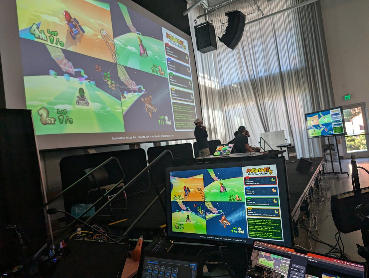 Shout-out to <a href="/D_plus__plus/">D++</a> <a href="/briimhd/">Brianna ⚡︎</a> and <a href="/exfrog/">EXFROG - #FREESAMOURAI #FREEROMAN - #ROSSFREE</a> 
Cool that this AV setup worked first try! 

1.6 million sat prize! <a href="/tabconf/">TABConf - tickets on sale Oct 13-16, 2025, Atlanta</a>