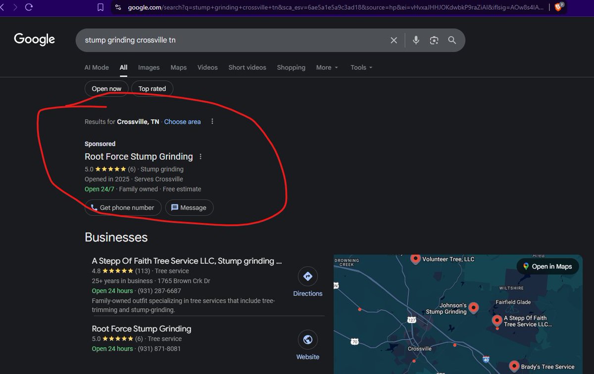 rootforcegrind's tweet image. Maybe useful.  Maybe a fluke.  3 leads today from Google&apos;s Local Service Ads. I just started this about 5 days ago.   It&apos;s not Google ads.  It&apos;s different and requires some pretty intense vetting by Google.  It took a while to get approved. I like the simplicity of it better and…