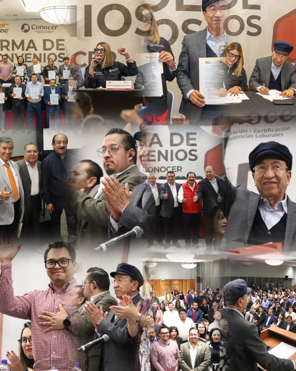 CROC y <a href="/ConocerMx/">Conocer MX</a> firmamos  convenios en cada Estado de la República para impulsar la certificación laboral y el desarrollo de habilidades en todo México. ¡Un paso histórico para el futuro laboral! #CROC #CONOCER