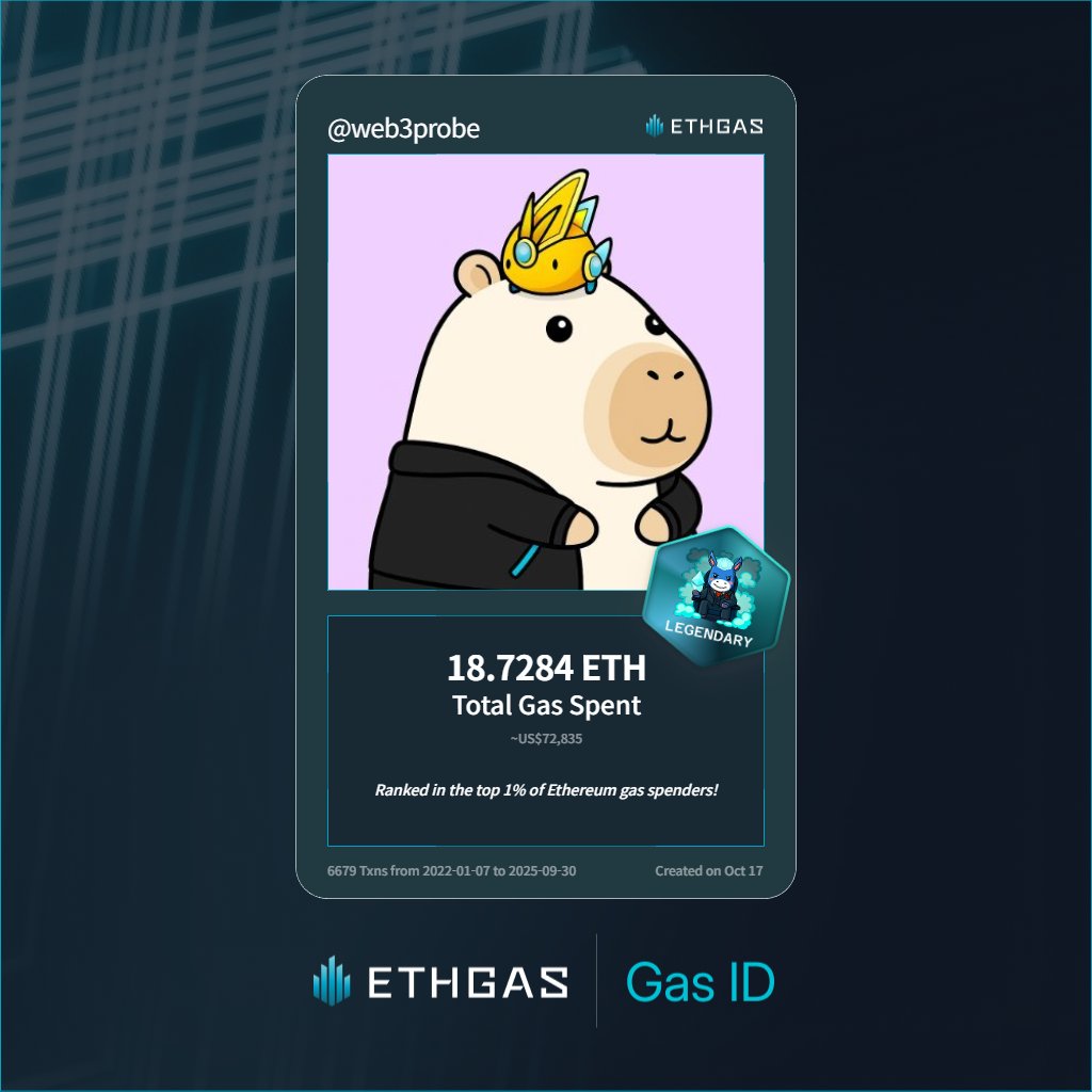 지금까지 내가 사용한 이더리움 가스비는 얼마일까? @ETHGasOfficial dapp을 통해 확인할 수 있네요. 여러지갑을 링크해  한번에 리포트를 뽑을 수 있어 편리하고, bean 이라는 포인트도 줍니다. 그치만 괜히 본 것 같다는 생각이 드는건 왜..