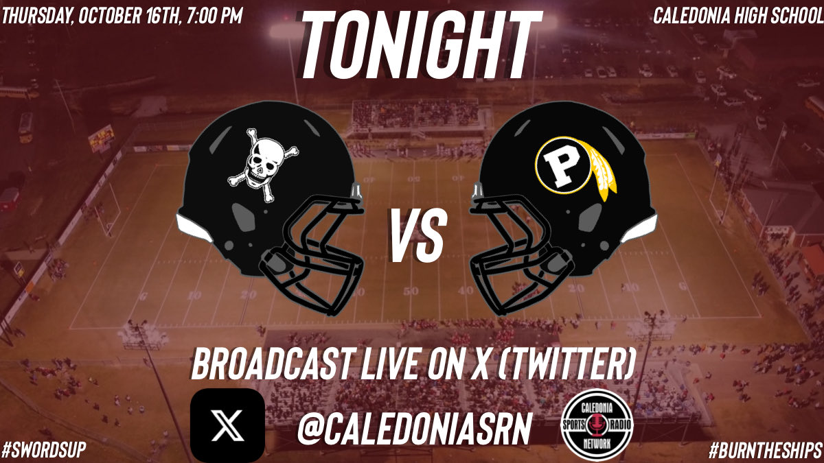 TONIGHT🚨

<a href="/CalHSFootball/">Caledonia Football</a> takes on Pontotoc in week 2 of District Play. Listen live on CSRN.

#SwordsUp ⚔️ #BurnTheShips