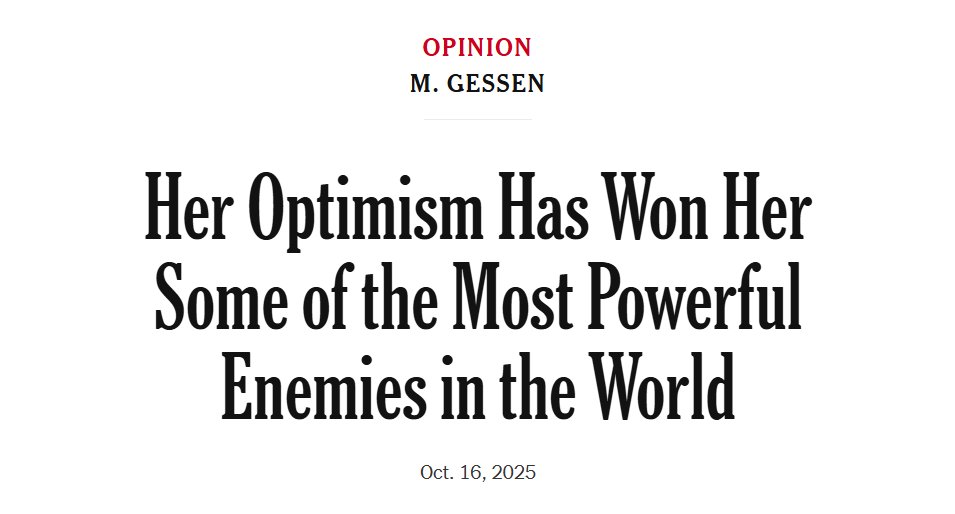 Shame on the @NYTimes and M Gessen for platforming Albanese, a noted antisemite and anti-Israel activist. While in her UN role, Albanese has trafficked in anti-Jewish conspiracies, diminished antisemitism as well as the 10/7 attack and its impact on Jews everywhere, defended