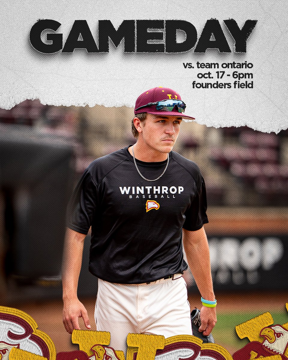 Winthrop Baseball (@winthropbsb) on Twitter photo fall ball is in the air🍂
🆚 Team Ontario
⏰ 6:00 p.m.
📍 Rock Hill, S.C.
🏟️ Founders Field
#ROCKtheHILL | #BigSouthBSB fall ball is in the air🍂
🆚 Team Ontario
⏰ 6:00 p.m.
📍 Rock Hill, S.C.
🏟️ Founders Field
#ROCKtheHILL | #BigSouthBSB