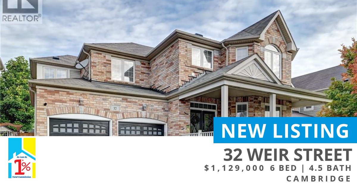 Mr1percentca's tweet photo. $1,129,000Khalid Zaffar  Realtor® &amp; Team LeaderCambridge(519) 860-7554Here is my 📍 New Listing 📍 Take a look at this fantastic new property that just hit the market located at 32 Weir Street in Cambridge. Reach out here or at (51... https://t.co/OhLDtK8PPh https://t.co/nbLbhMNhFy