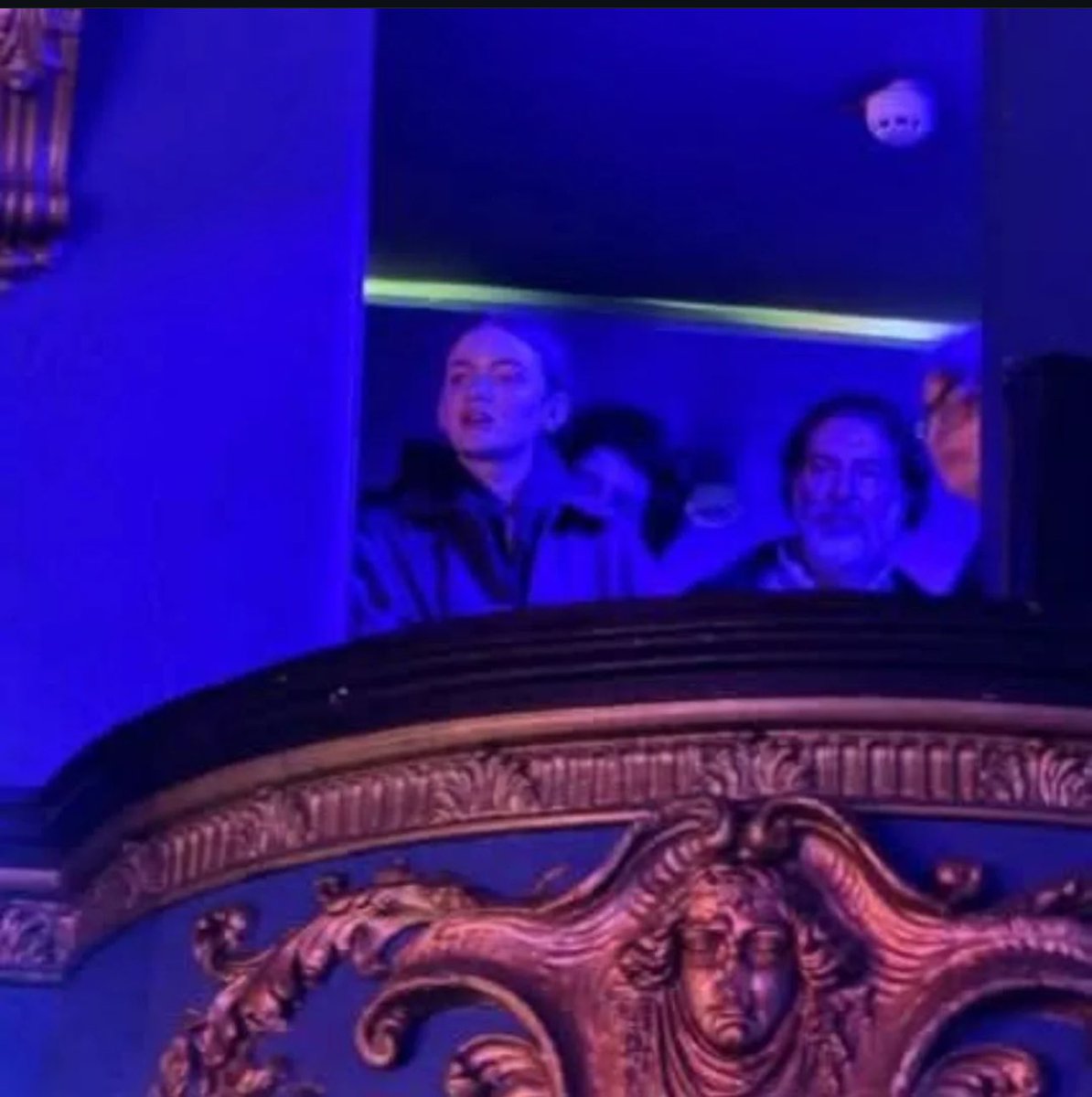 sadie sink was spotted at finn wolfhards show tonight in london!