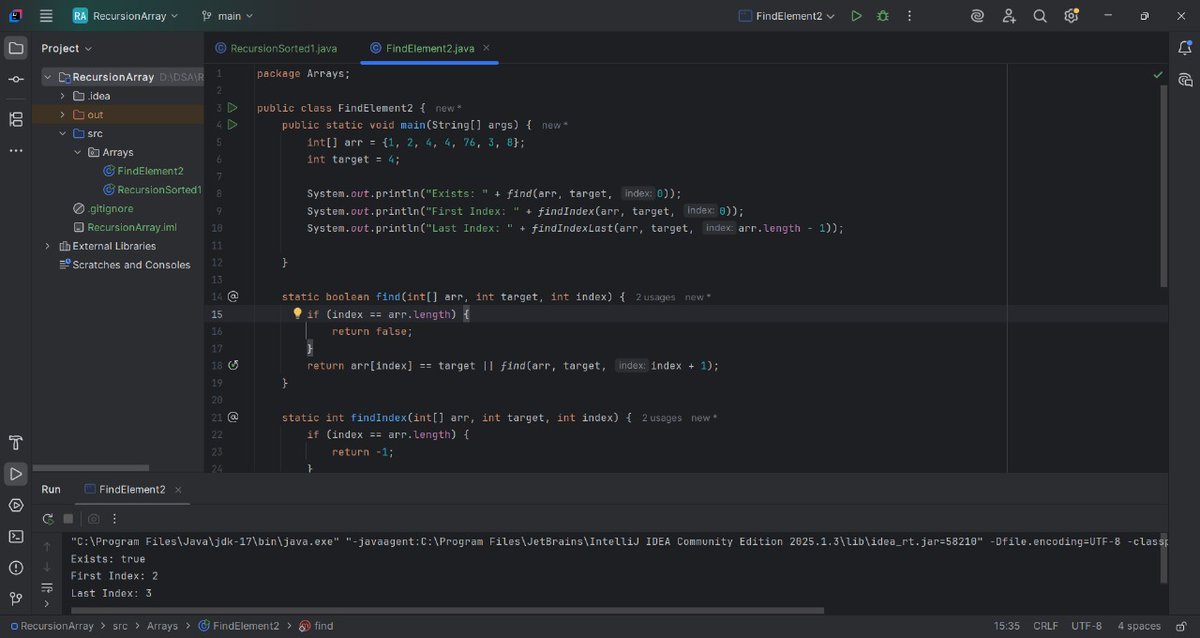SaurabhSin8534's tweet image. 🎯DAY 61 of #100DaysOfCode
>Solved 1 question @geeksforgeeks 1 medium level question on @LeetCode
>Studied the concept of finding elements and recursive sorting @kunalstwt
💻💻 Today , i gonna build simple calculator as practice 👍
#buildinpublic #CodingJourney
#CodingLife