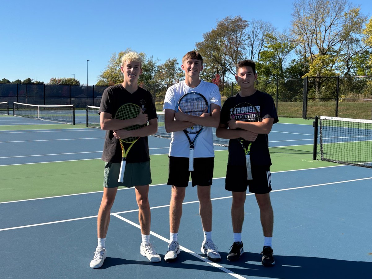 Congratulations to Andrew Mathews and Brant Garber who were named all-district in doubles.

Congratulations to Drew Beachy who was named all-district in singles.