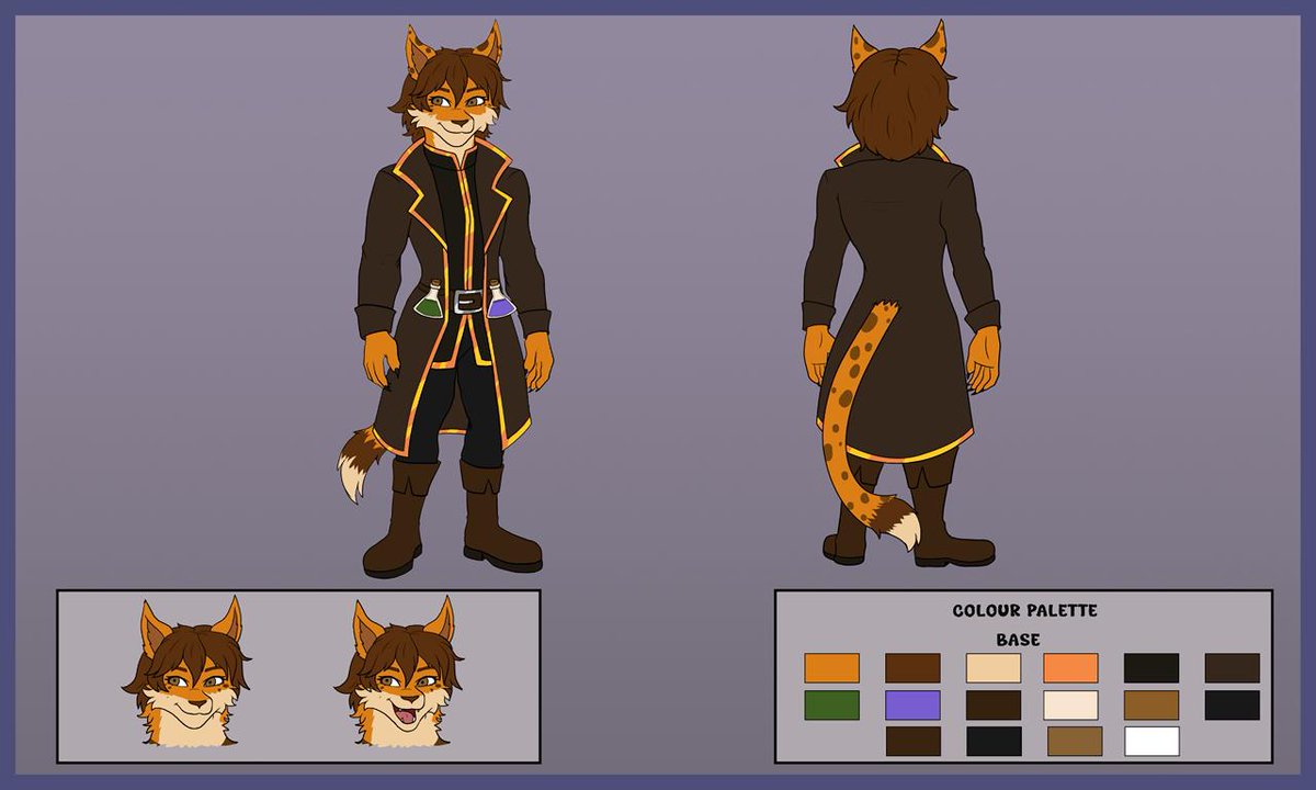 Commission work! Here’s a full ref sheet featuring this charming character and their detailed color palette 🎨
#ArtShare #ArtPost #CommissionWork #CleanArtStyle #CharacterArtist #ArtistSupport #Commission #RefSheet #CharacterDesign #FurryArt #CommissionOpen