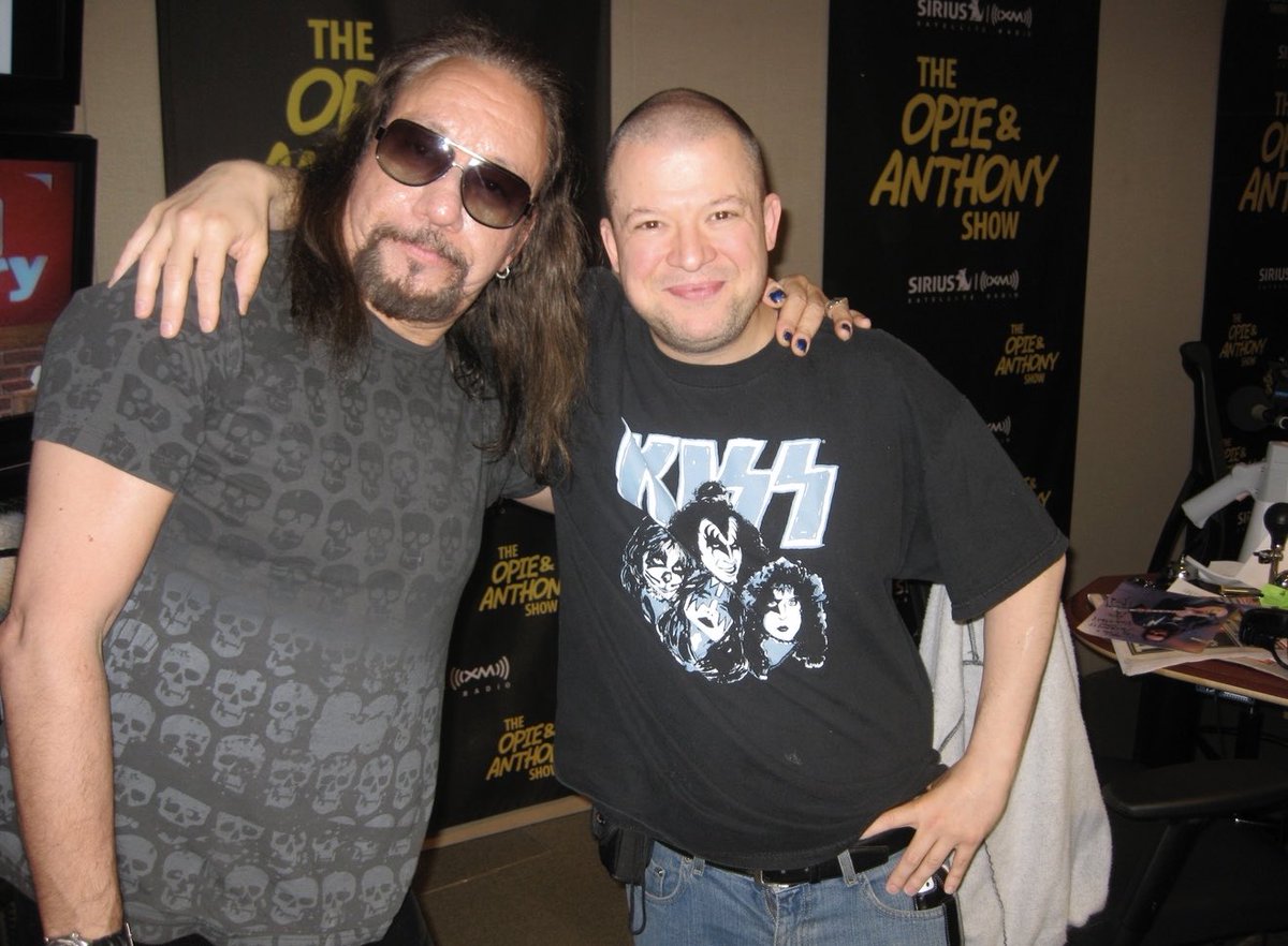 Being fed an obscene birthday cake by <a href="/ace_frehley/">Ace Frehley</a>. I loved Ace and was so lucky to have had the chance to interview him.  He was the epitome of a rock star and a lifelong idol. RIP