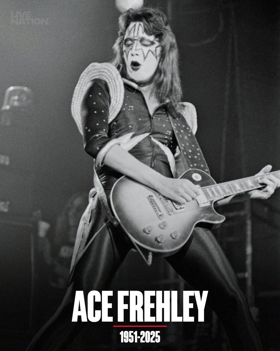 RIP Ace Frehley, the Spaceman of KISS 📷📷