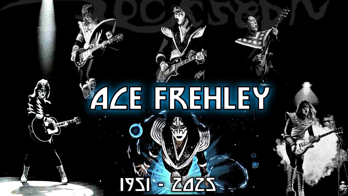 Descanse en  paz 🙏. El guitarrista de KISS, Ace Frehley, ha fallecido a los 74 años, semanas después de sufrir una hemorragia cerebral tras caerse en su estudio. #acefrehley