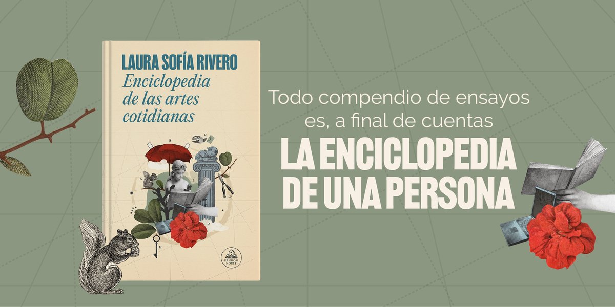 ¡Qué pasa cuando miramos lo cotidiano con ojos de ensayista y alma de artista? ENCICLOPEDIA DE LAS ARTES COTIDIANAS es la respuesta. Laura Sofía Rivero (<a href="/LauraSofiaRC/">Laura Sofía Rivero</a>) vuelve con una edición imperdible de este libro. 📖🥀

Encuéntralo aquí 👉: bit.ly/3WaPzfA